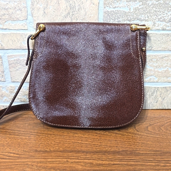 NWOT CAVALLINO BRIDLE BAG EQUINE MADE IN ITALY TEXTURED ECO EXTERIOR - Picture 2 of 10